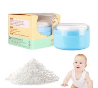 Polpello e contenitore in polvere; Comfort avanzato | Scatola di polvere da bagno per bambini | Contenitore di supporto con soffio, ideale per talco, bagno e polvere sciolta