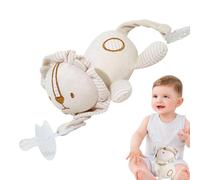 Polpettatore di peluche, supporto per ciucini coccolato, comodo custodia per ciuccio, amico del ciuccio adorabile e adorabile per la doccia per bambini, di età pari o superiore
