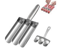 Polpette Maker Macchina, Former per Polpette in Acciaio Inox, Polpettista con Cucchiaio, Stampo per Polpette per Ristorante, Kitchen Polpette Maker Multifunzione Cucina, Attrezzi da Cucina