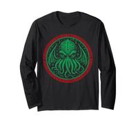 Polpo Demoniaco Kraken Cthulhu Maglia a Manica