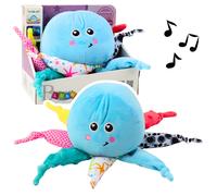 Polpo di peluche che dorme con proiettore e melodie