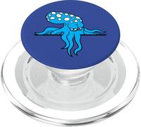 Polpo dietro il muro recinzione segno borsa sembra arrabbiato comico divertente PopSockets PopGrip per MagSafe
