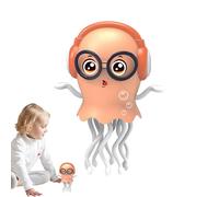 Polpo - Giocattolo Automatico Per Evitare Gli Ostacoli |Giocattolo Per Animali Domestici Antistress Divertente Interattivo Magico Elettrico Per Bambini Con Luci Musicali | Polpo , Reg