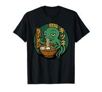 Polpo Kawaii Mangiare Ramen - Cute Japanese Food Art Maglietta