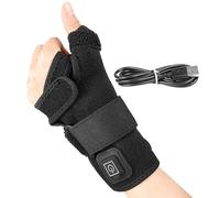 Polsiera riscaldata - Supporto termico carpale, morbido cuscinetto riscaldante per il polso, regolabile caldo, 28 cm Plug in Warmer | Comfort Relief per donne adulti anziani casa lavoro all'aperto