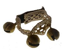 Polsiera Shaker - Braccialetto per danza del ventre asiatica e indiana con campana araba e maraca calabash