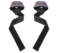 Polsiere e cinghie di sollevamento in marmo color oro lavanda, 66 cm, coppia di cinghie da palestra per powerlifting, allenamento della forza, bodybuilding correas de muneca