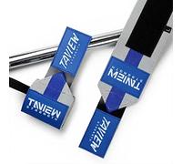 Polsiere per sollevamento pesi con passante per pollice resistente, powerlifting, cross training, bodybuilding, 45,7 cm, grado professionale per allenamento in palestra, sollevamento pesi e