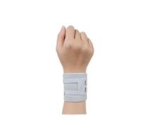 Polsiere sportive a compressione ultra sottile per basket, fitness e badminton (grigio, 2 pezzi)