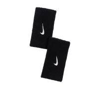 Polsini a doppia larghezza 2.0 Nike Swoosh (confezione da 2) - Nero TAGLIA UNICA