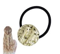 Polsini per capelli per coda di cavallo, polsino per capelli, motivo geometrico, per coda di cavallo, alla moda, in metallo, per amici, familiari, donne, ragazze, tutti i giorni