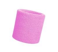 Polsini Sudore 1/2PC Asciugamano Sport Polsini Tennis Fasce Antisudore Polsiere for Basket Pallavolo Padel Fitness Fasce Antisudore Polsino Fascia Polsiera(Pink,2PCS)