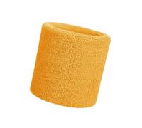 Polsini Sudore 1/2PC Asciugamano Sport Polsini Tennis Fasce Antisudore Polsiere for Basket Pallavolo Padel Fitness Fasce Antisudore Polsino Fascia Polsiera(Yellow,1PCS)