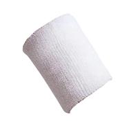 Polsini Sudore 1Pc Sport Ciclismo Polsino Polso Fascia Antisudore Tennis Polsino Pallavolo Palestra Polso Tutore Supporto Fascia Antisudore Asciugamano Braccialetto(White 10cm x 8cm)