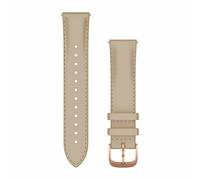 Garmin Cinturino Quick Release 20mm - Pelle, Light Sand Italian e 18K Rose Gold PVD