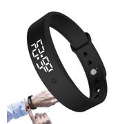 Polsino con sveglia vibrante Orologio con timer vibrante silenzioso | Timer silenzioso con tre sveglie per risveglio discreto in camera da notte, ideale per sonno leggero e uso quotidiano