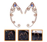 Polsino Dell'orecchio Della Fata Orecchini Ear Cuff Donna Con Da Elfo