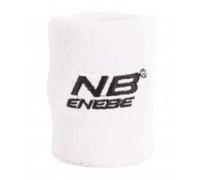 Polsino Enebe Bianco Con Logo Nero White