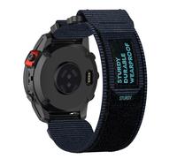 CINTURINO INF Polsino Garmin in nylon da 26 mm con chiusura in velcro Blu,
