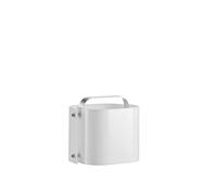 Polsino iGuzzini,design Gio Ponti (1968),lampada da tavolo LED con attacco E14, sorgente LED a bulbo inclusa, diffusori in PMMA, versione SMALL, Colore Bianco/Bianco