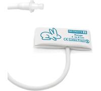 Polsino monouso per la pressione sanguigna veterinaria con connettore BP 12 per animali, 4-8 cm singolo tubo di ricambio NIBP Neonate Cuff