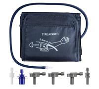 Polsino per la pressione sanguigna media, 22-32 cm, ricambio M Szie Cuff regolabile applicabile per braccio medio con 6 connettori universale per monitor Omron BP uso domestico macchine non incluse