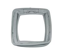 LUTH Premium Profi Parts Manicotto per porta compatibile con Candy 81452547 quadrato per lavatrice con caricamento dall'alto