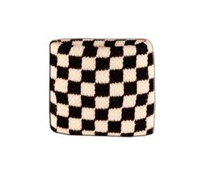 Polsino spugna a quadri bianchi-neri