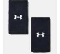 Polsino Under Armour Performance da 15 cm (6") - Confezione da 2 Nero / Bianco Taglia unica