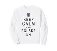 Polska Pride Keep Calm e Polska | Polonia Roots Polish Felpa