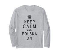 Polska Pride Keep Calm e Polska | Polonia Roots Polish Maglia a Manica