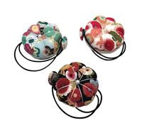 Polso Cuscino ad ago per Braccio - Porta di ago per Aghi a Doppio Uscita | Cuscino ad ago Portatile con Una Cintura da Polso Elastico | Porta del Perno a Forma di Fiori per Artigianato