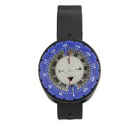 Polso immergebile bussola impermeabile subacquea luminosa leggera magneta forte 50m orologio bilanciato per immersioni subacquee da pesca addominali addominali di pesca addominali (Blu)