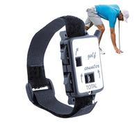 Polso per giocatori di golf, 50 x 30 x 30 mm, in materiale ABS, mini punteggio meccanico, contatore di colpi di golf preciso, strumento di tracciamento professionale per allenatori sportivi, torneo