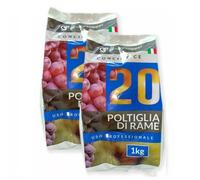 POLTI 20 POLTIGLIA RAME BORDOLESE SOLFATO DI RAME FUNGICIDA BIO BORO 2 KG