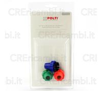 POLTI 3 Spazzolini Setola Originali Vaporetto Lecoaspira Unico PAEU0206 PAEU0250
