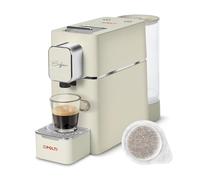 Polti Coffea S15C, Macchina per Caffè Espresso, Compatibile con Cialde E.S.E. 44 mm, Serbatoio 0,85L, Pressione Pompa 19 bar, Colore Crema