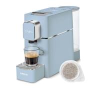 Polti Coffea S15LB, Macchina per Caffè Espresso, Compatibile con Cialde E.S.E. 44 mm, Serbatoio 0,85L, Pressione Pompa 19 bar, Colore Azzurro