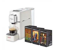 Macchina da Caff Polti Coffea S15W con Kit 54 Cialde E.S.E. Pressione 19 bar Potenza 1400 Watt Colore Bianco /Argento