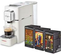 Macchina da Caff Polti Coffea S15W con Kit 54 Cialde E.S.E. Pressione 19 bar Potenza 1400 Watt Colore Bianco /Argento