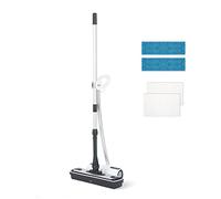Polti Moppy White - Pulitore a Vapore, 1500 W, 0,7 Lt., con 2 Panni Microfibra, ...