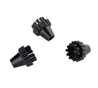 Polti PAEU0250 Kit 3 Spazzolini in Nylon per Vaporetto, Agisce su Macchie Diffic