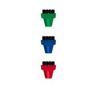 Polti 3x spazzolini colorati Vaporetto PRO Lecoaspira FAV Unico MCV 20 30 50 70