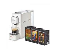 Macchina da Caff Polti Coffea S15W con Kit 54 Cialde E.S.E. Pressione 19 bar Potenza 1400 Watt Colore Bianco /Argento