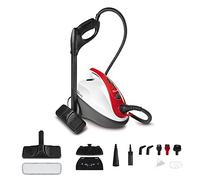 Polti Vaporetto Smart 30_R, Pulitore a Vapore, 3 bar, Tappo di Sicurezza, Vano Porta Accessori Integrato, Rosso e Bianco