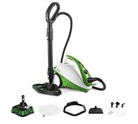 Polti Vaporetto Smart 35 Mop, Pulitore a Vapore con Caldaia ad Alta Pressione fino a 3,5 Bar, Tappo di Sicurezza, Potenza Max 1800 W, 9 Accessori, Vano Porta Accessori Integrato, Bianco e Verde