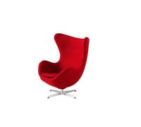 Poltrona A Forma di Uovo in Miniatura Rosso