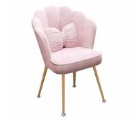 Poltrona a pozzetto - Elegante sedia con accento a conchiglia con gambe in metallo, perfetta per casa, ufficio, camera da letto, soggiorno e sala da pranzo, comodo divano singolo #3, taglia unica