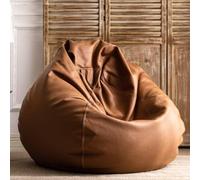 Poltrona A Sacco 3,3 Piedi Grande Fodera For Pouf In Ecopelle Senza Imbottitura Poltrona A Sacco For Esterni Chaise Lounge Pouf Salon Gioco Film Sac Puff For Camera Da Letto Soggiorno Giardino ( Color