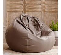 Poltrona A Sacco 3,3 Piedi Grande Fodera for Pouf in Ecopelle Senza Imbottitura Poltrona A Sacco for Esterni Chaise Lounge Pouf Salon Gioco Film sac Puff for Camera da Letto Soggiorno Giardino (Color